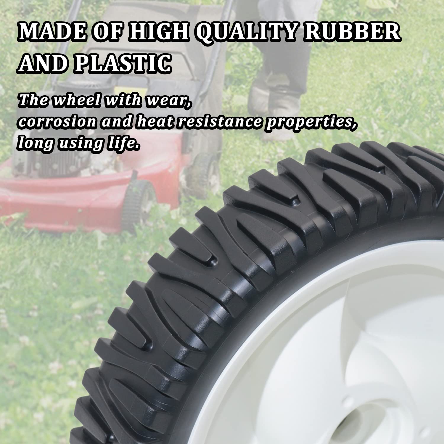 CheeMuii replacement wheels for Craftsman 532403111 improve stability