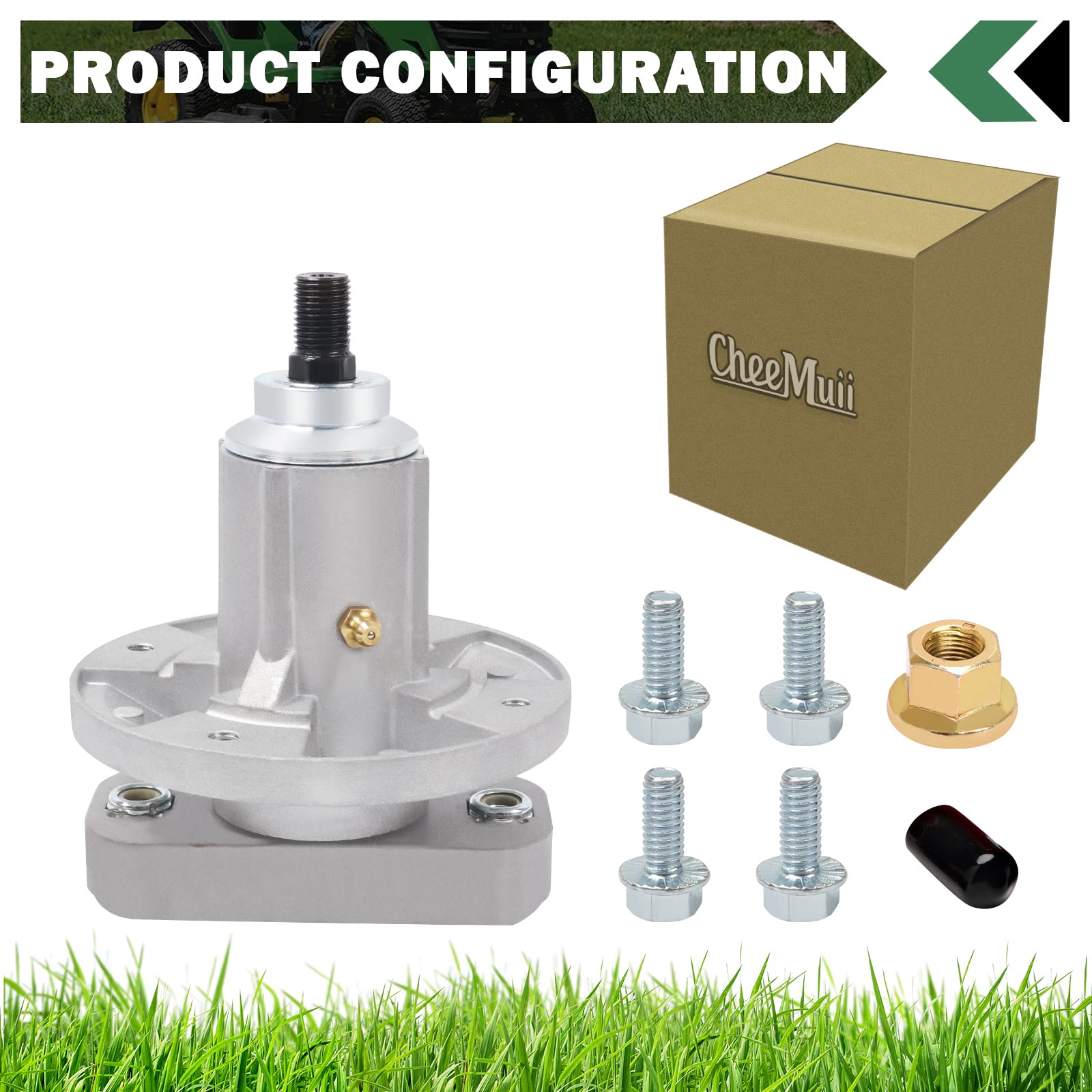 CheeMuii blade nuts bundle enabling quick blade changes and durability