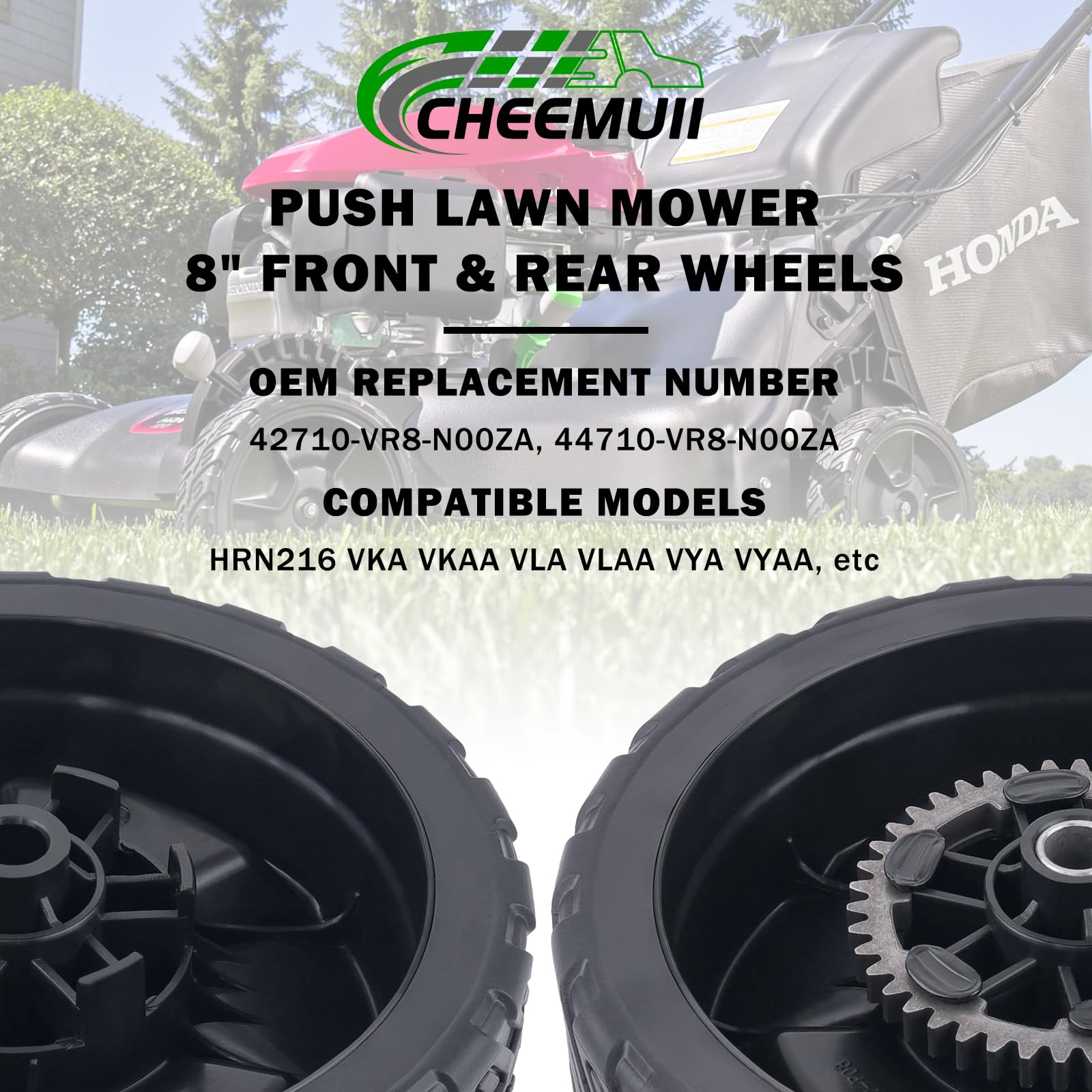 CheeMuii warranty and support for HRN216 wheel kit accessories.