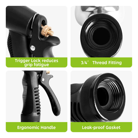 Cheerwater with lock-bar design enables continuous watering without hand strain.