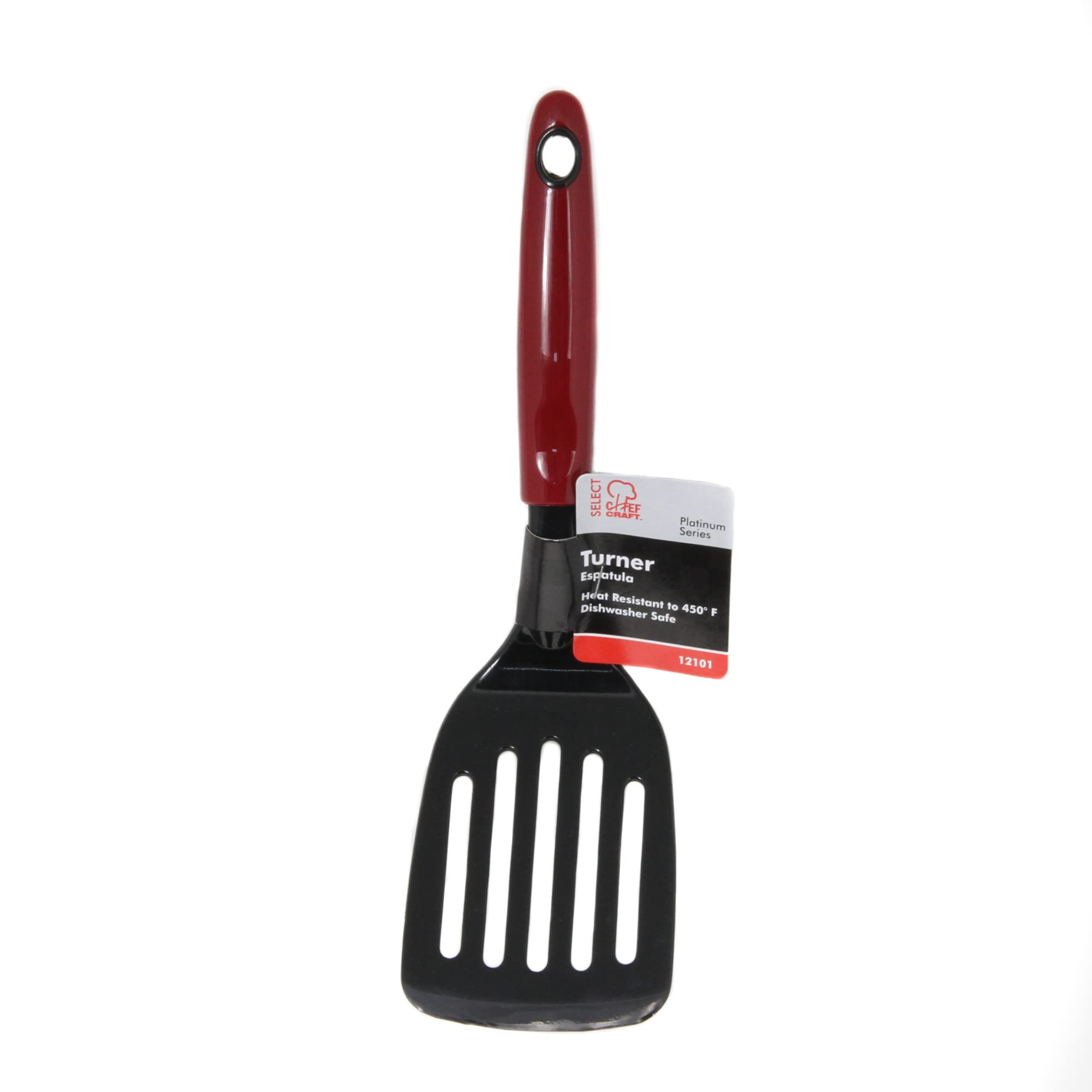 Chef Craft Select nylon short turner with a comfortable grip for flipping.
