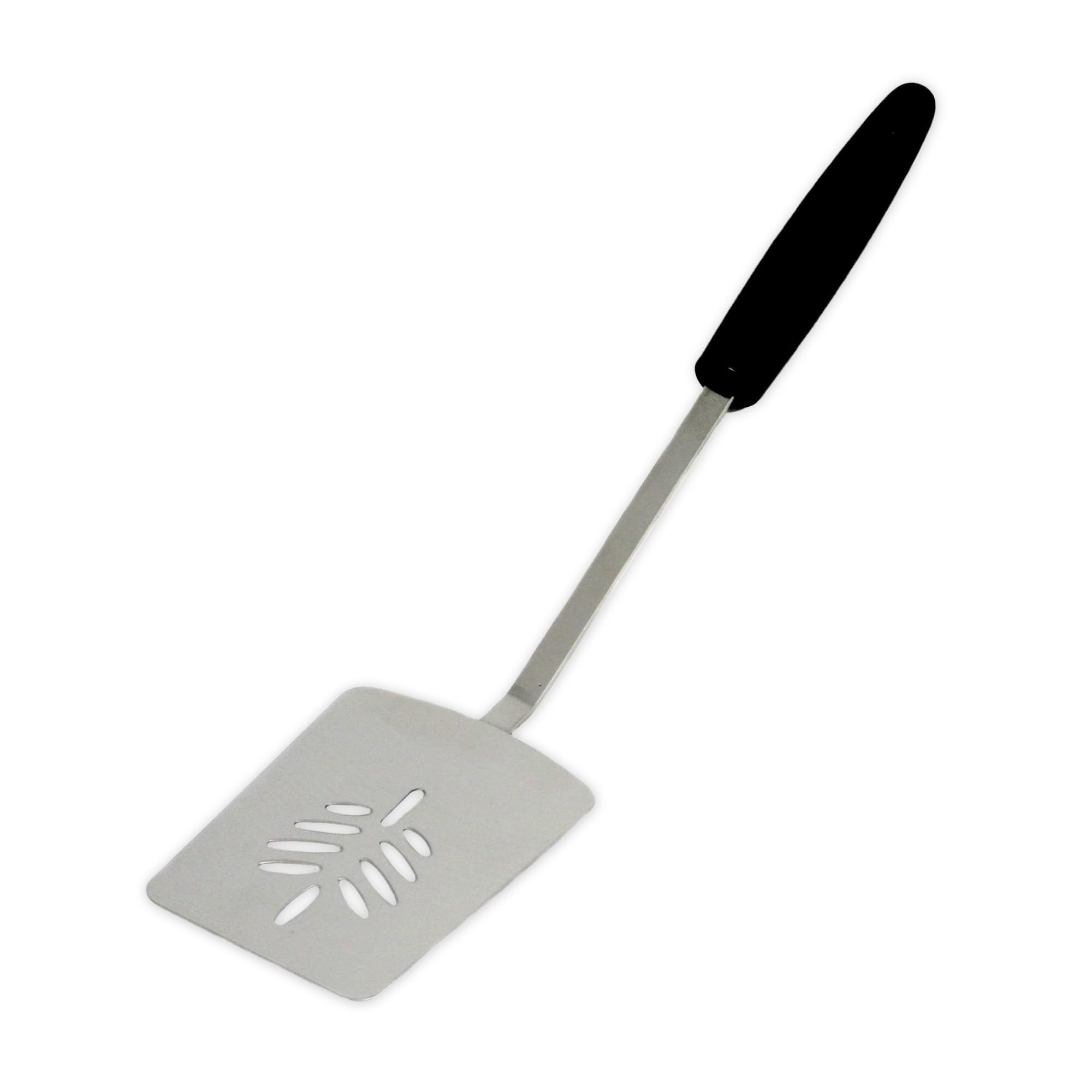 Chef Craft Select Turner Spatula 14 inch, front view, sturdy stainless steel