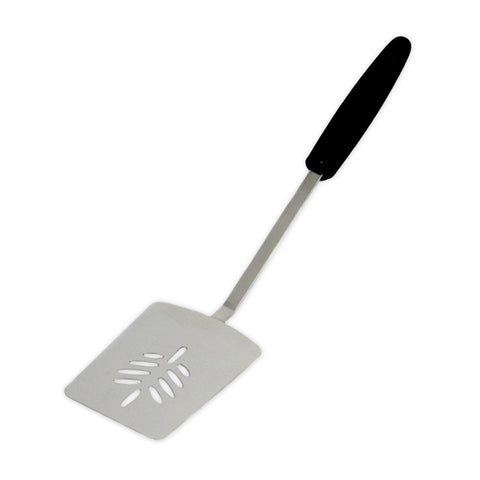 Chef Craft Select Turner Spatula 14 inch, front view, sturdy stainless steel