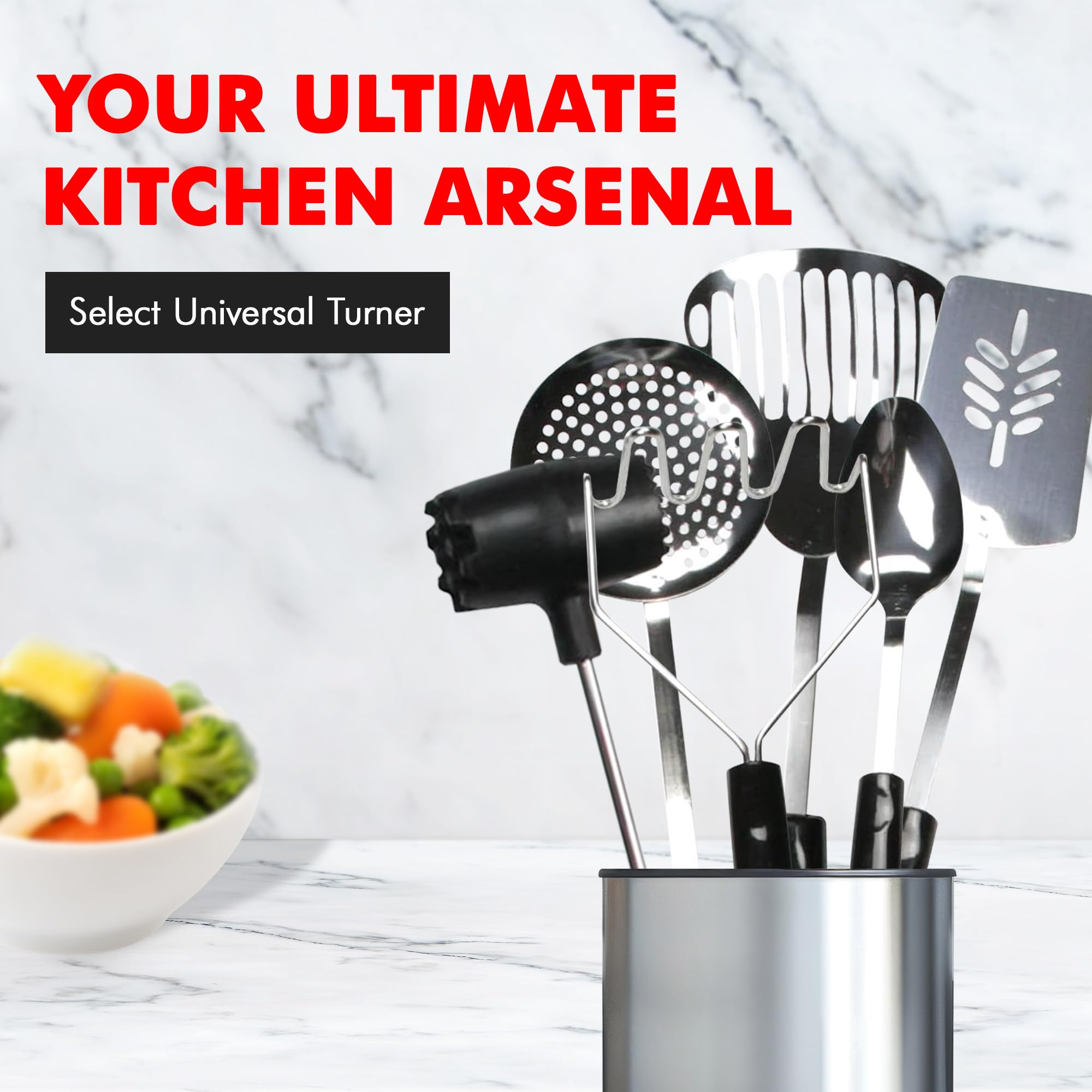Chef Craft Select Turner Spatula ergonomic handle for comfortable cooking