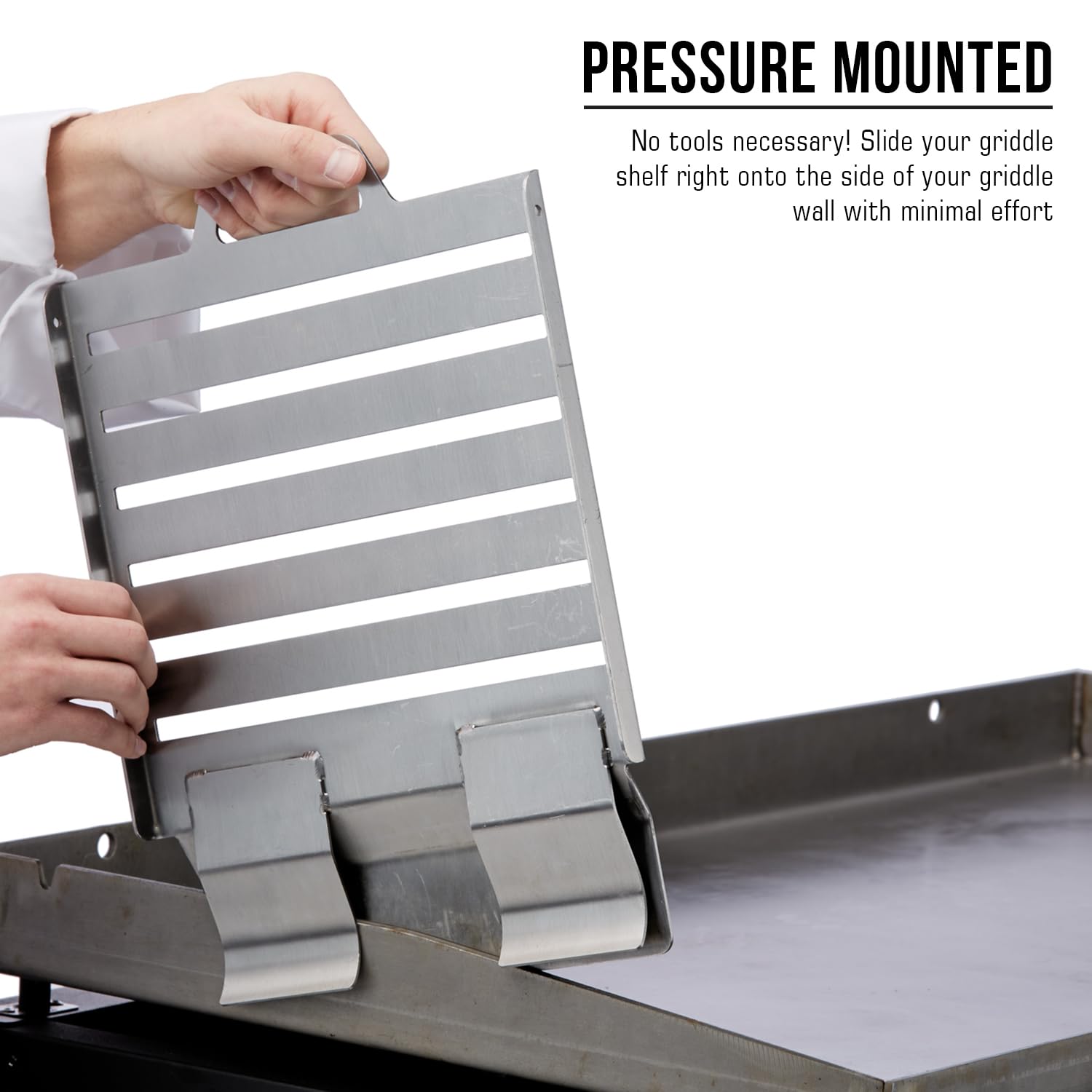 Chef Master durable heat-resistant steel build withstands outdoor grilling and seasonal use