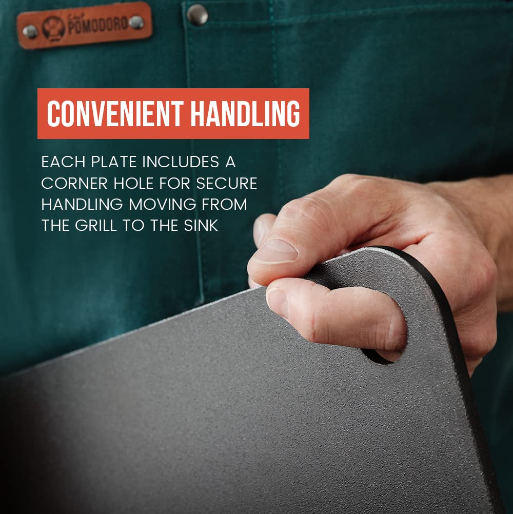 Chef Pomodoro 13-inch baking steel boosts oven performance.