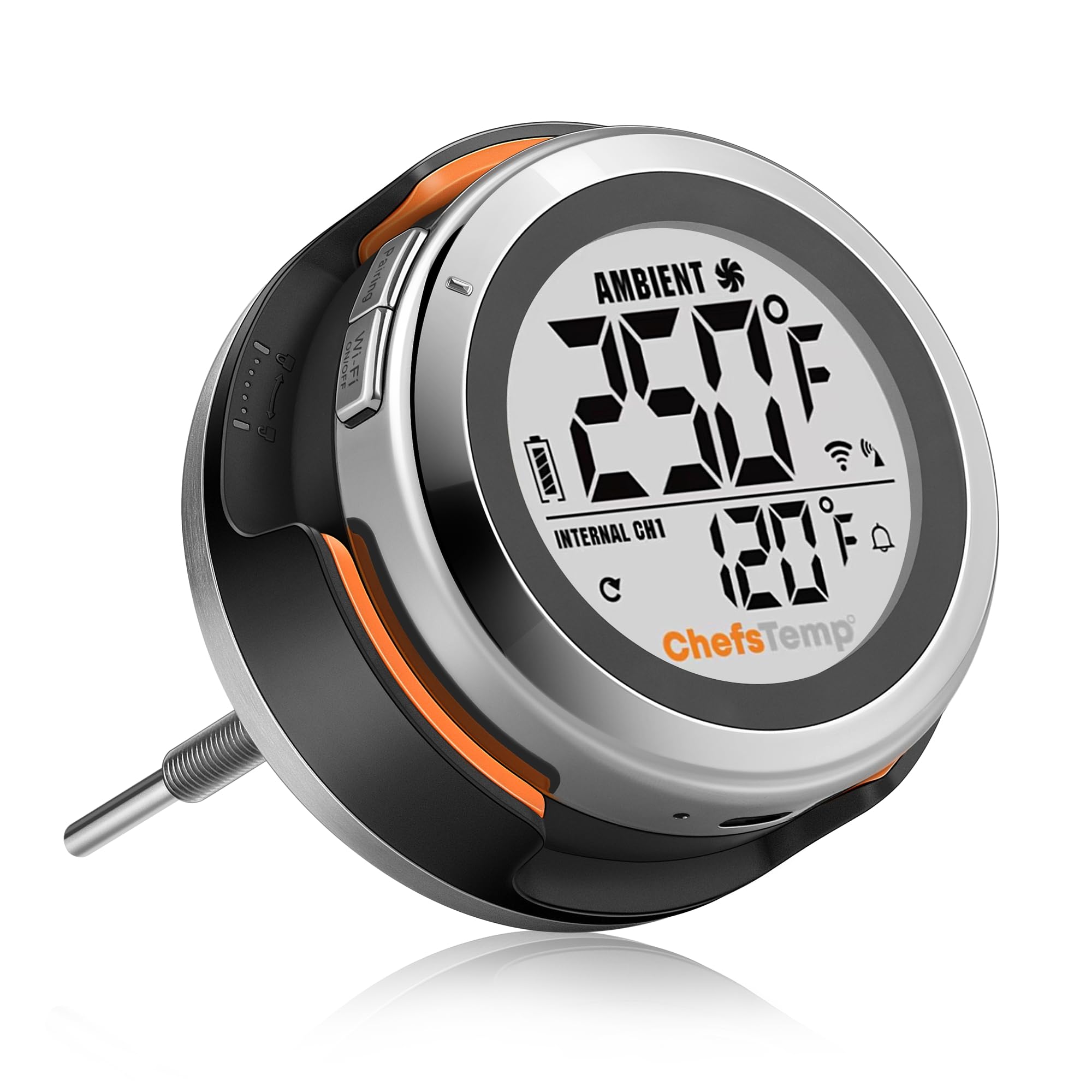 ChefsTemp ProTemp S1 main unit with clear display for precise grilling control