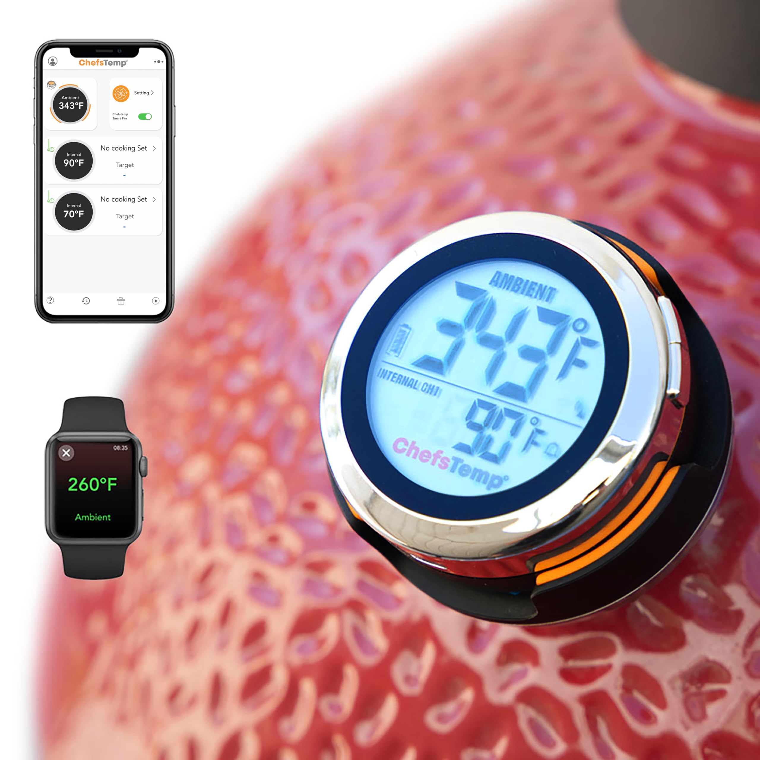 ChefsTemp ProTemp S1 Wi-Fi connection enables remote monitoring