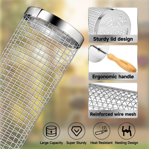 Chenovate 360 degree rotation for even cooking of foods.