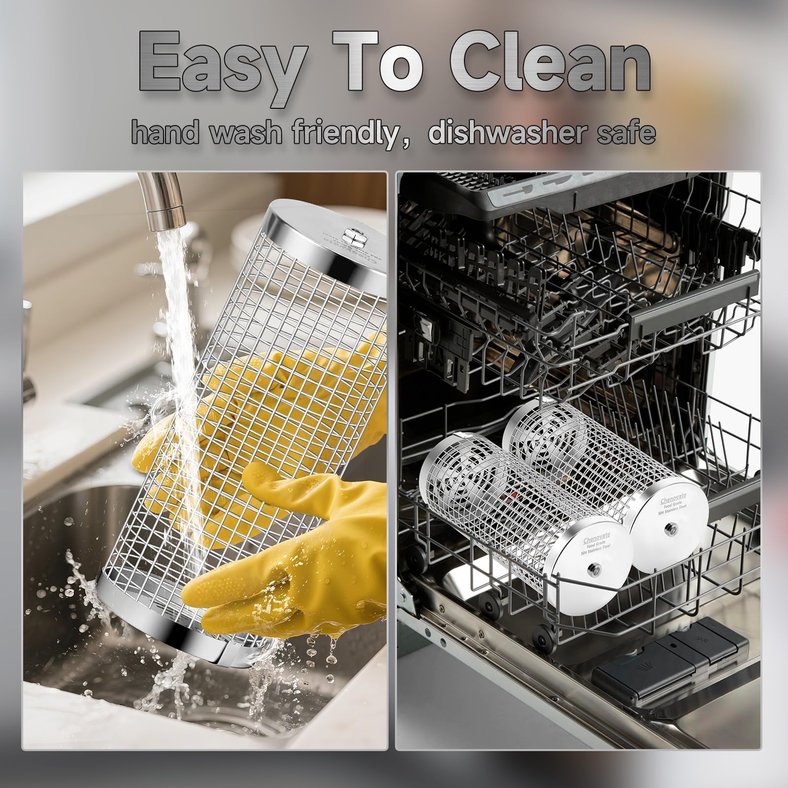 Chenovate large capacity basket fits more food for gatherings.