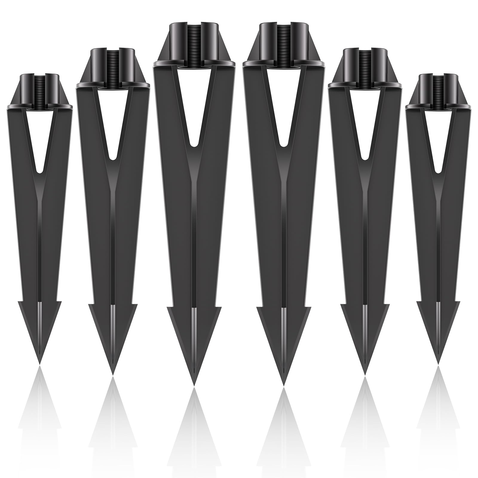 Cheopha pathway light stake closeup shows 0.84-inch half-NPT interior and durable build