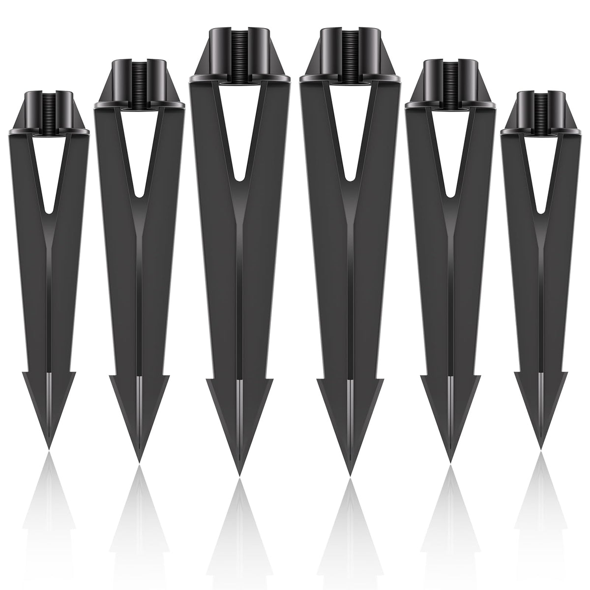 Cheopha pathway light stake closeup shows 0.84-inch half-NPT interior and durable build