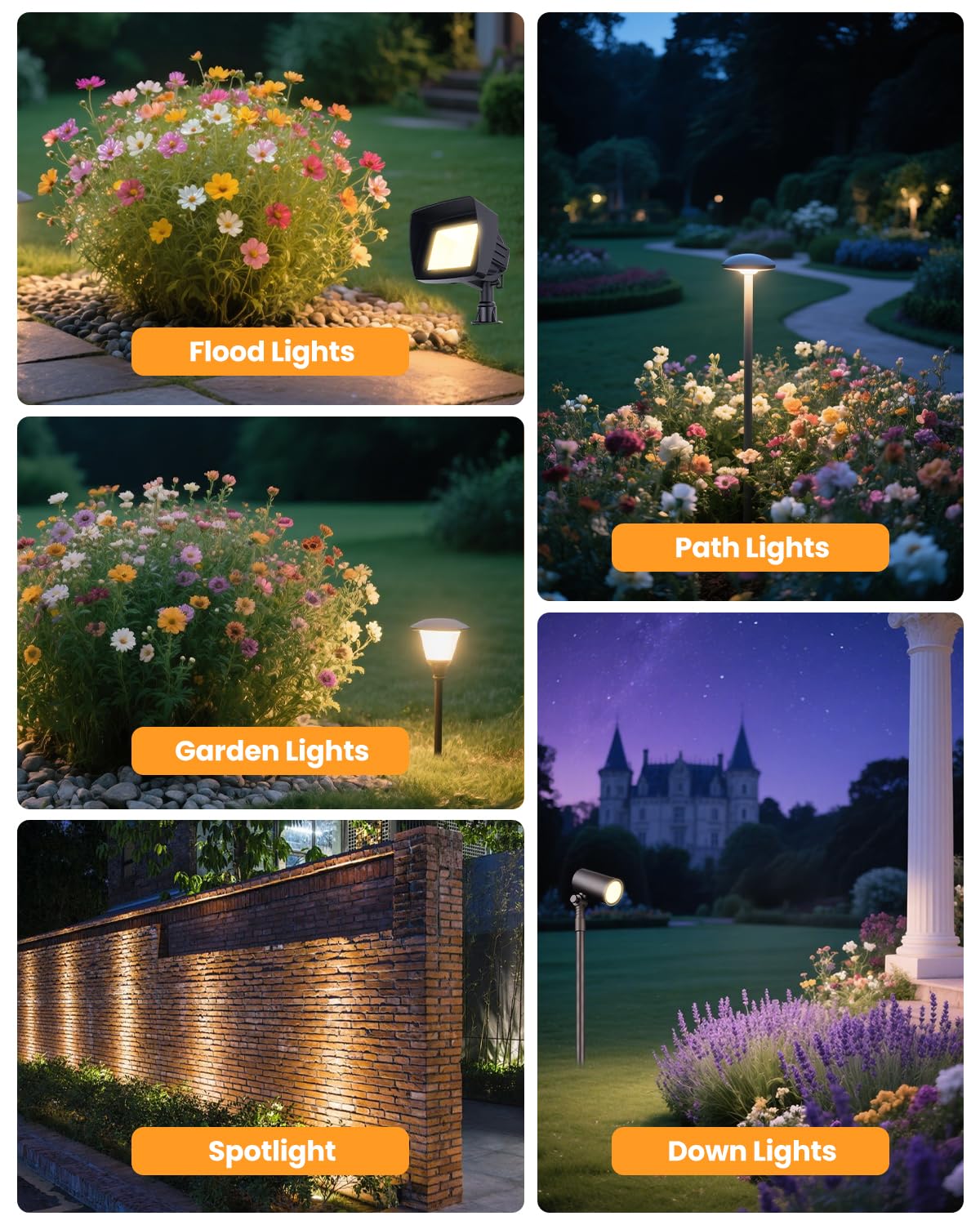 Cheopha weather-ready stake scene highlights outdoor landscape lighting resilience
