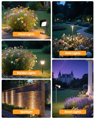 Cheopha weather-ready stake scene highlights outdoor landscape lighting resilience