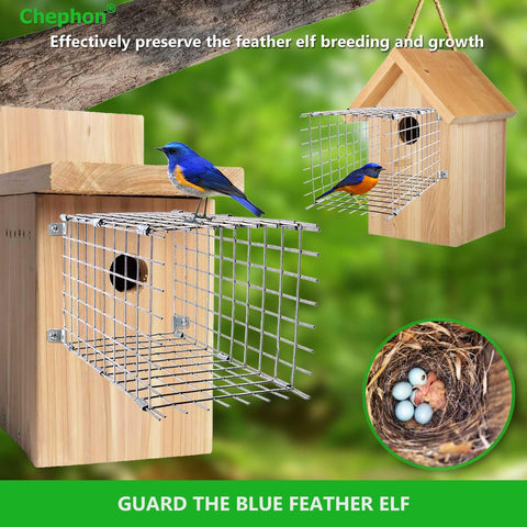 Chephon Bluebird Predator Guards made from stainless steel wire for long-lasting strength.