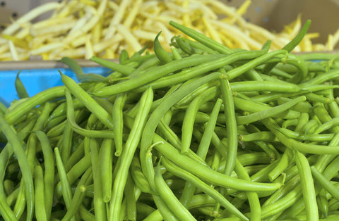 ChezSmokey Jade Bush Bean seeds in pack ready for planting, promising fresh harvest