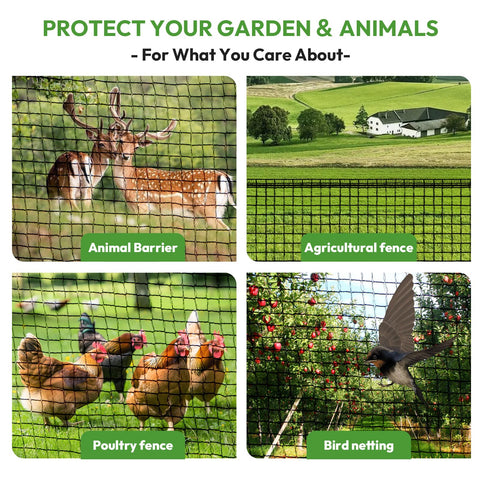 CHFAPH animal-friendly alternative to metal fences protects plants without rust.