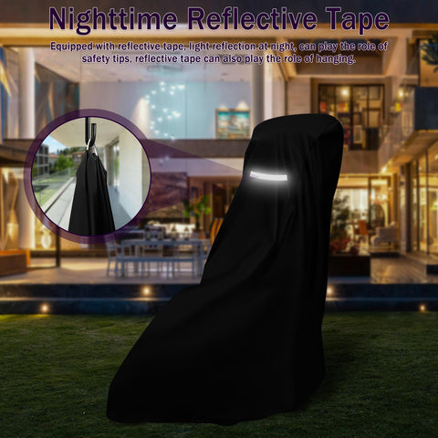 CHGANG lawn mower cover waterproof coating shields against rain and snow.
