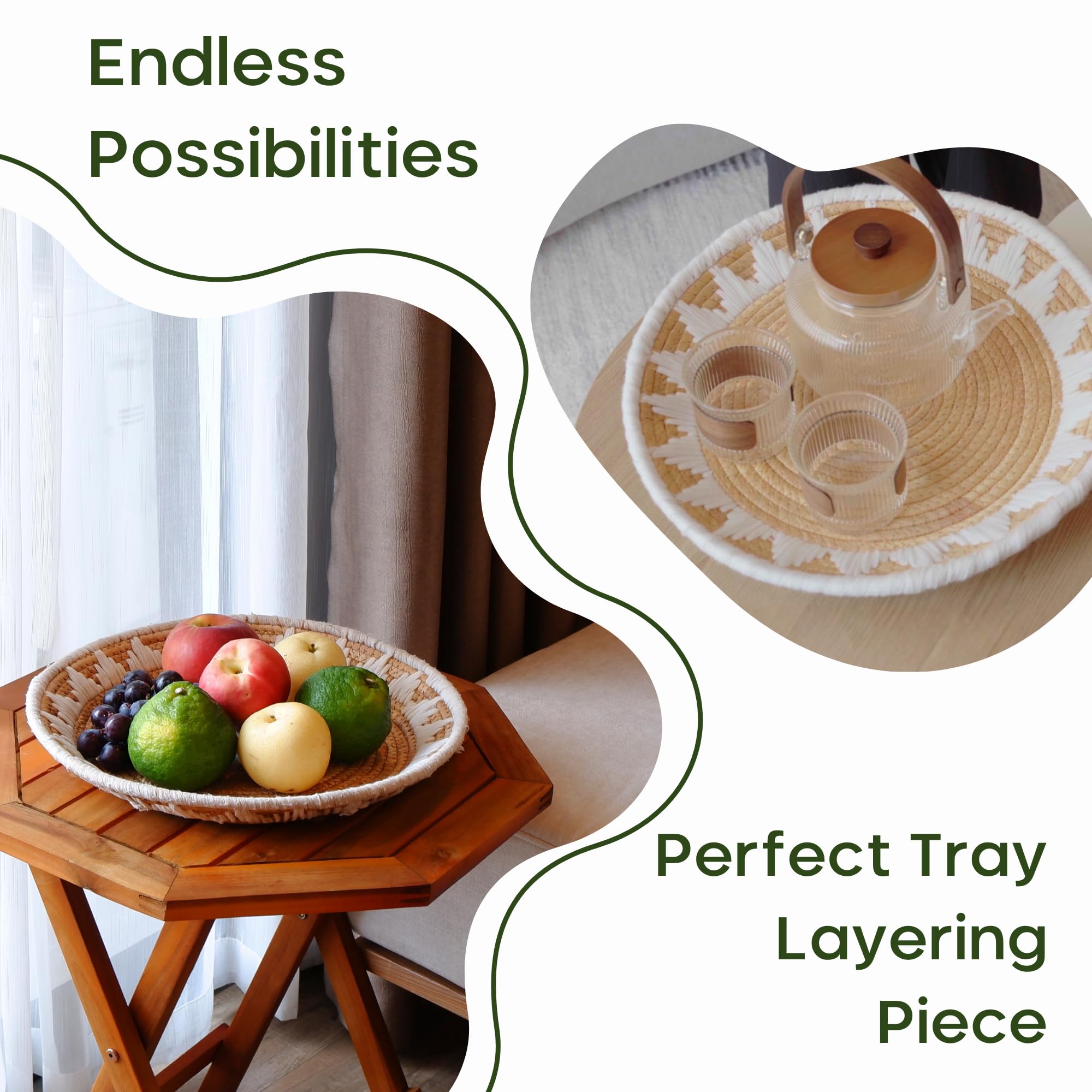 Chi An Home gift ready wall basket set suitable for homes.