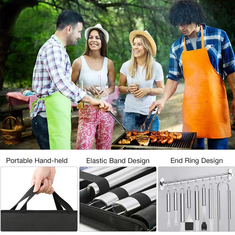 Gift-ready CHI SHANG BBQ set for grill lovers and backyard chefs.