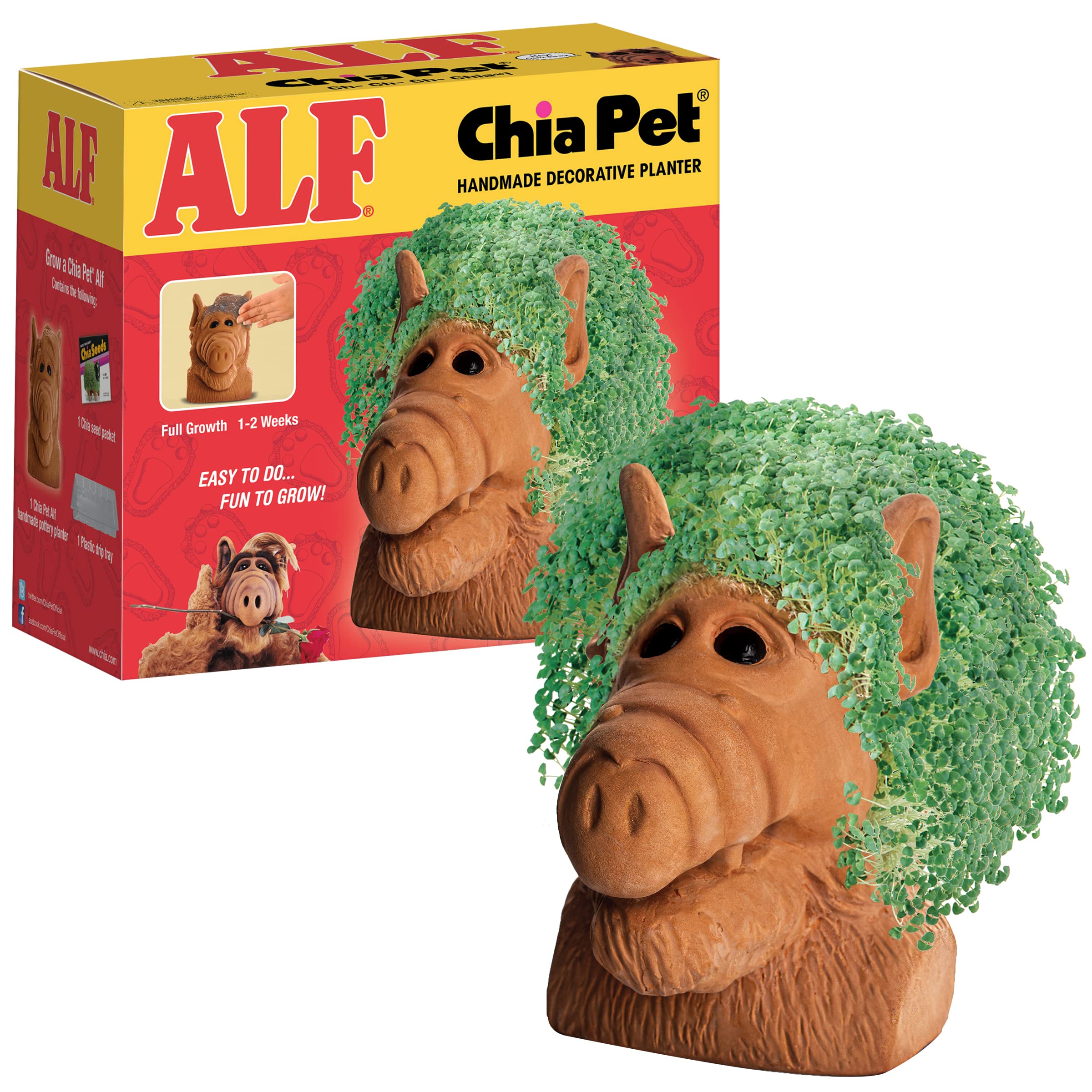Chia Pet Alf seed pack – compact starter kit for fun home growing