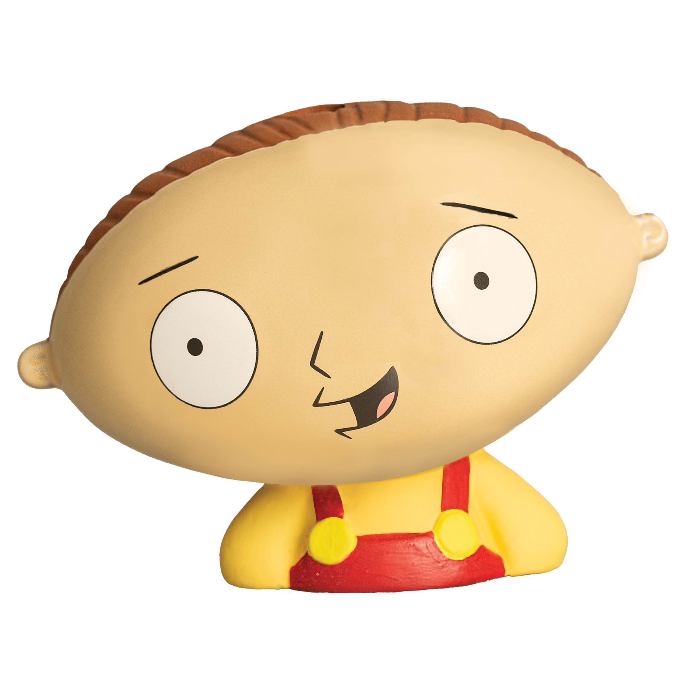 Stewie Griffin Chia Pet close-up shows lush green growth potential.