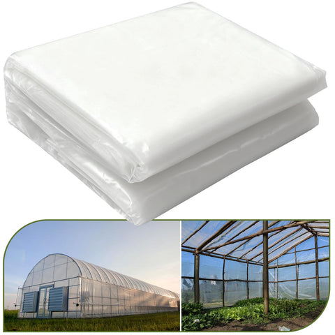 Chicarry 6 mil clear greenhouse film provides clear coverage with strong durability.