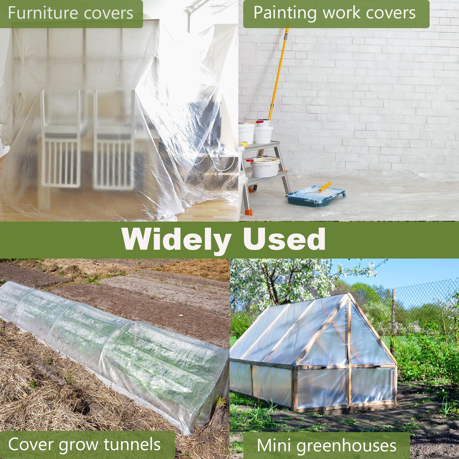 Chicarry anti-drip surface reduces water droplets to prevent leaf wetness.