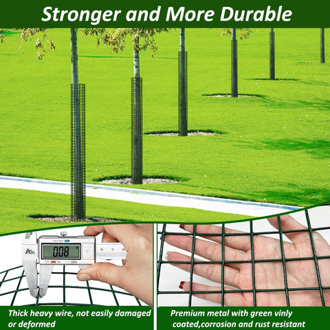 Chicarry protector installation with included stakes