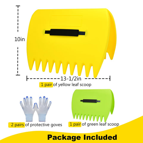 Chicarry protective gloves pairs guarding hands during yard tasks