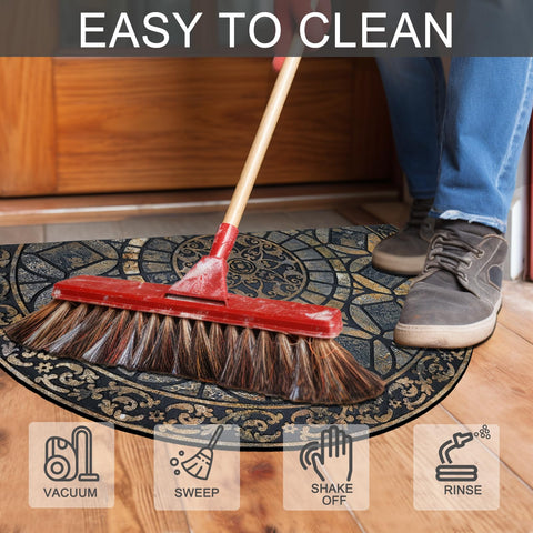 CHICHIC easy-to-clean surface can be swept, vacuumed, or hose-off.