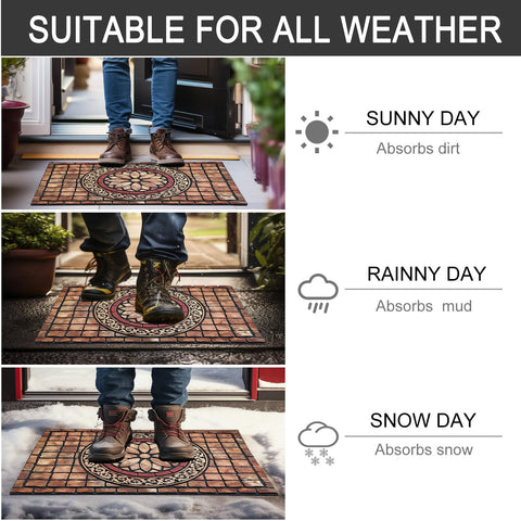 CHICHIC easy-clean doormat for quick maintenance.