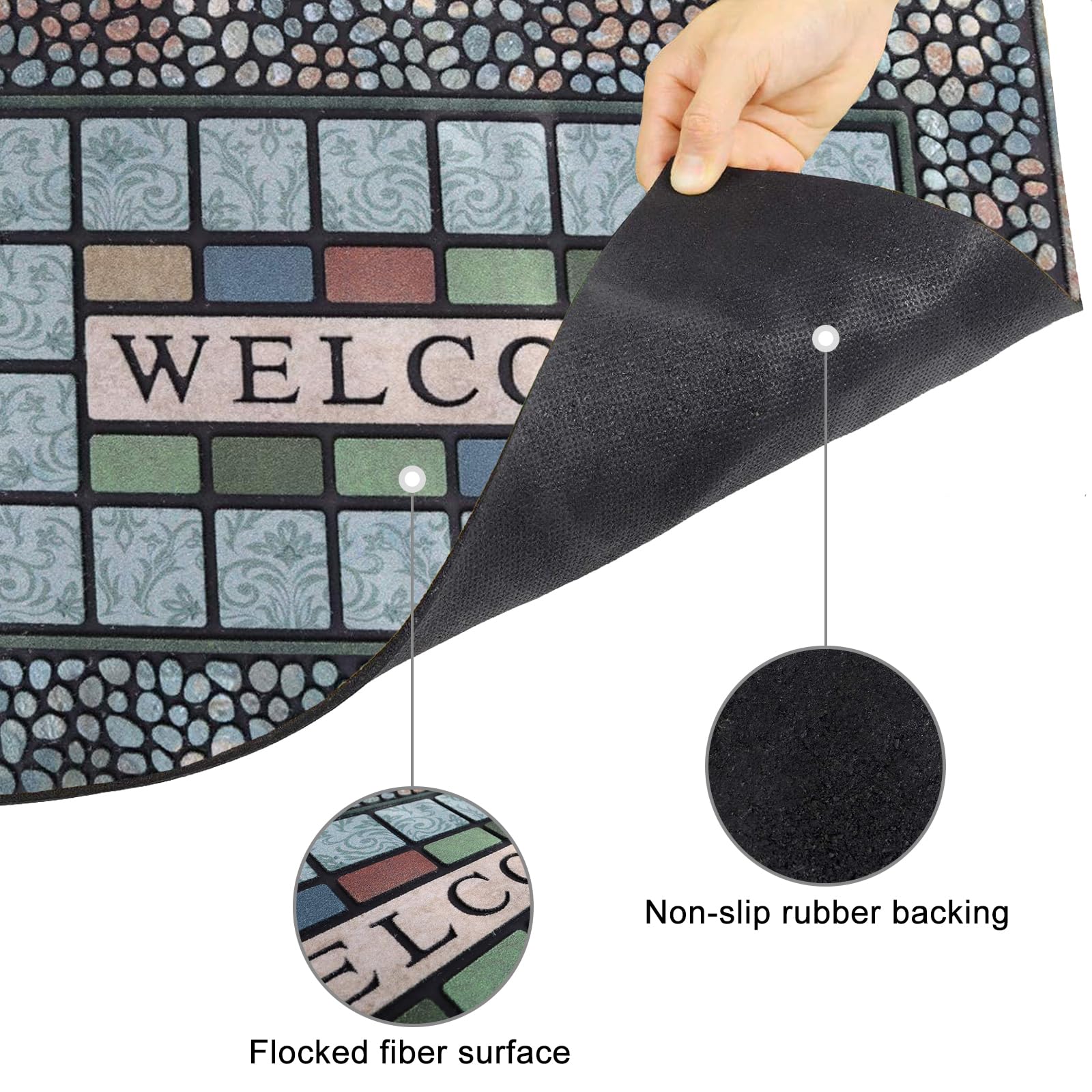 CHICHIC easy-clean design allows quick sweep or hose-off after use