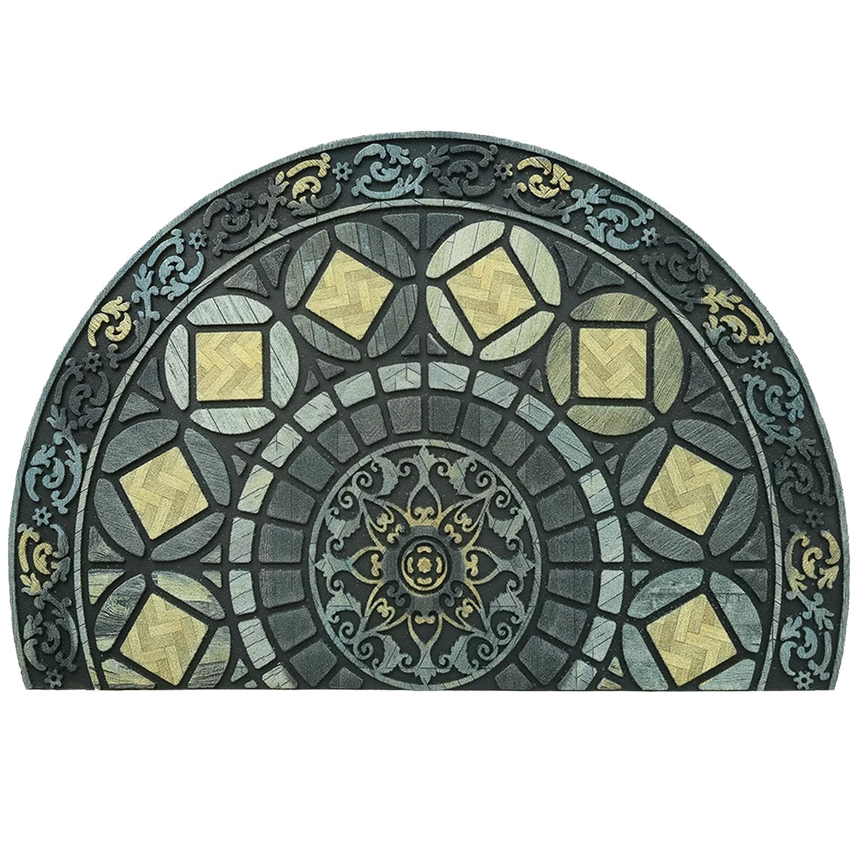CHICHIC entrance door mat 24x36 with low-profile design for entryways.