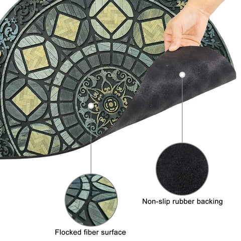 CHICHIC moisture-absorbing surface keeps entryways drier.