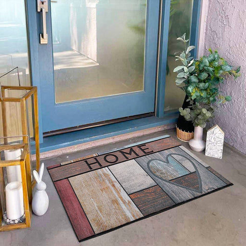CHICHIC outdoor-friendly entry mat suits porch, mudroom, garage, and more.