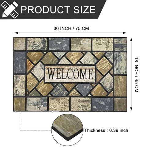 CHICHIC flocked fiber surface adds appealing design while trapping dirt.