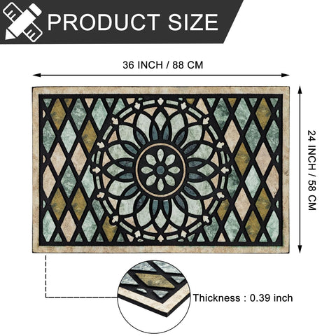 CHICHIC flocked fiber surface featuring a floral pattern for outdoor use.