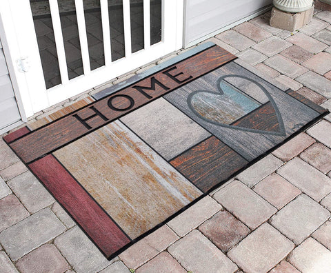CHICHIC heavy-duty rubber back mat with secure, non-slip grip for outdoor use.