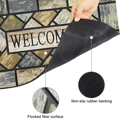 CHICHIC low-profile entry mat blends with doors and thresholds.