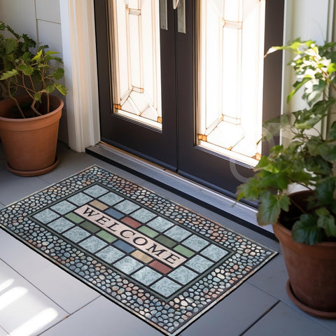 CHICHIC versatile entry rug suits foyers, garages, mudrooms, and patios