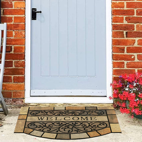 CHICHIC non-slip door mat grips outdoor floors for safety