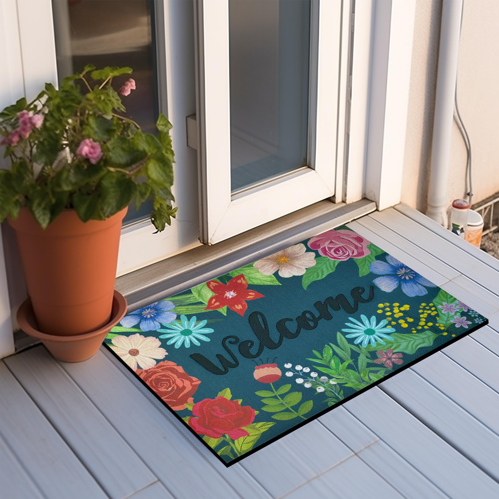 CHICHIC multipurpose mat suits front doors, mudrooms, garages, and patios