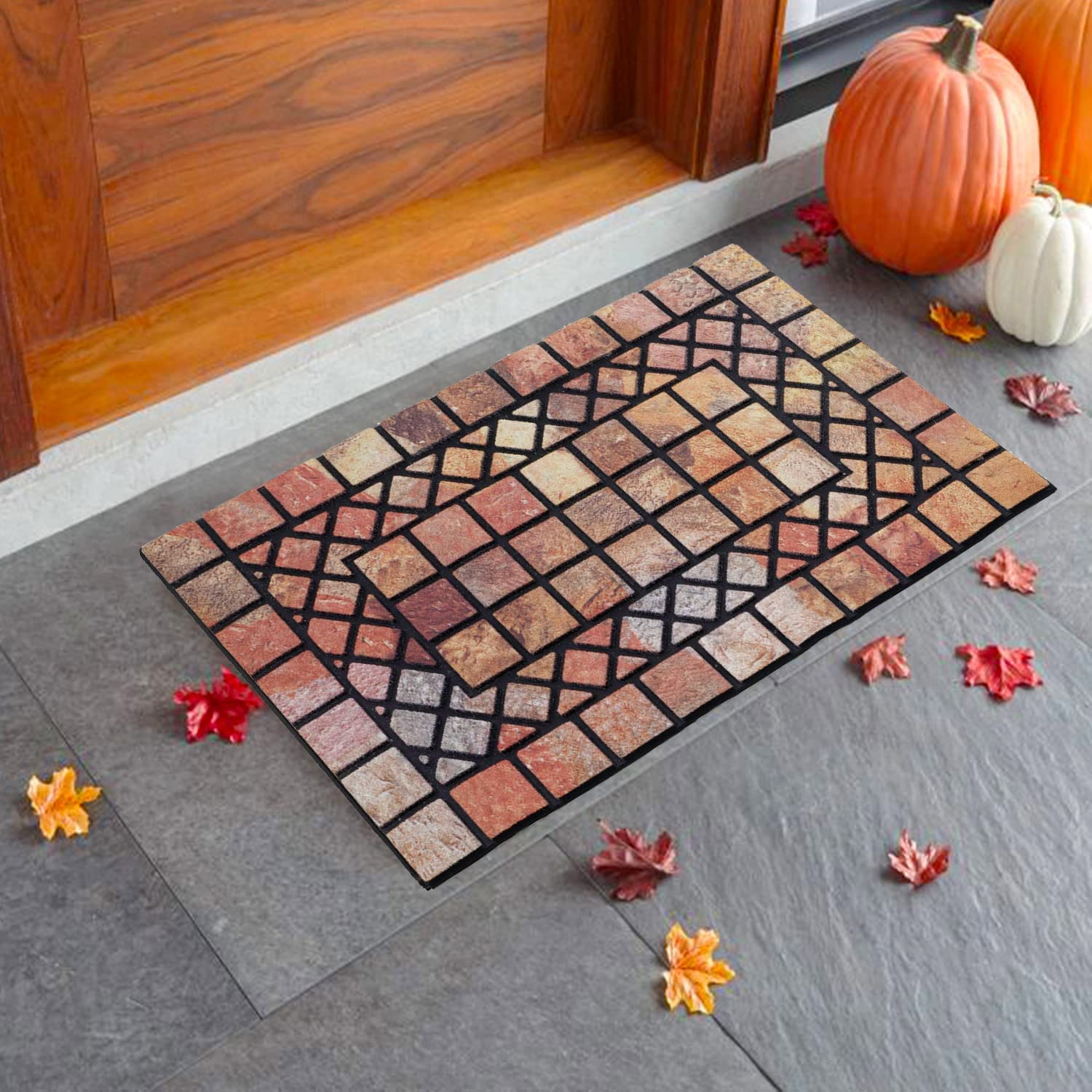 Chichic Welcome Door Mat indoor-outdoor-use suitable for entryways and garages.