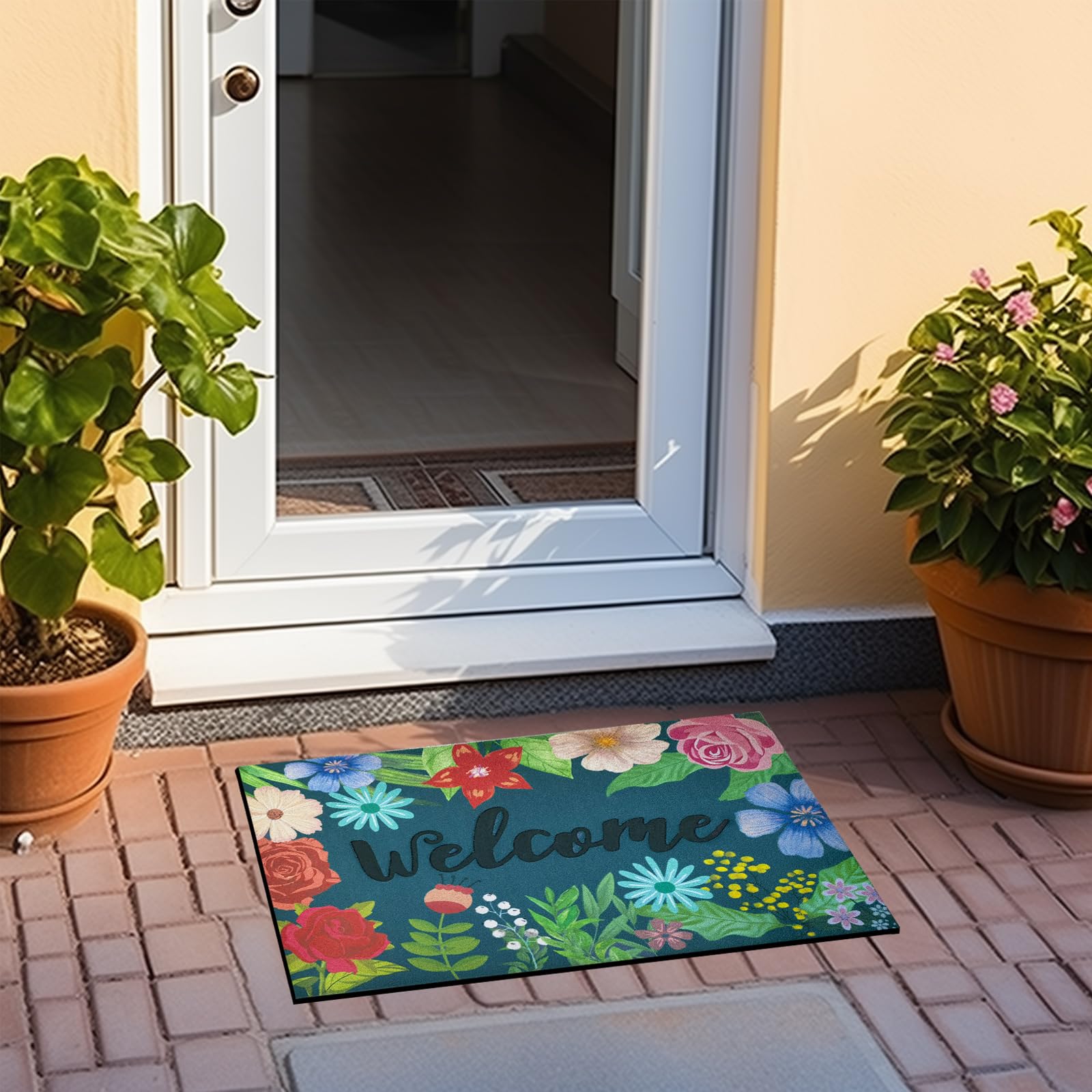 CHICHIC winter-ready mat resists wind and snow while staying flat