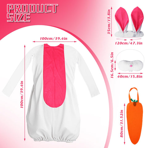 Chicingyou rabbit-shaped clothes add playful Easter theme.