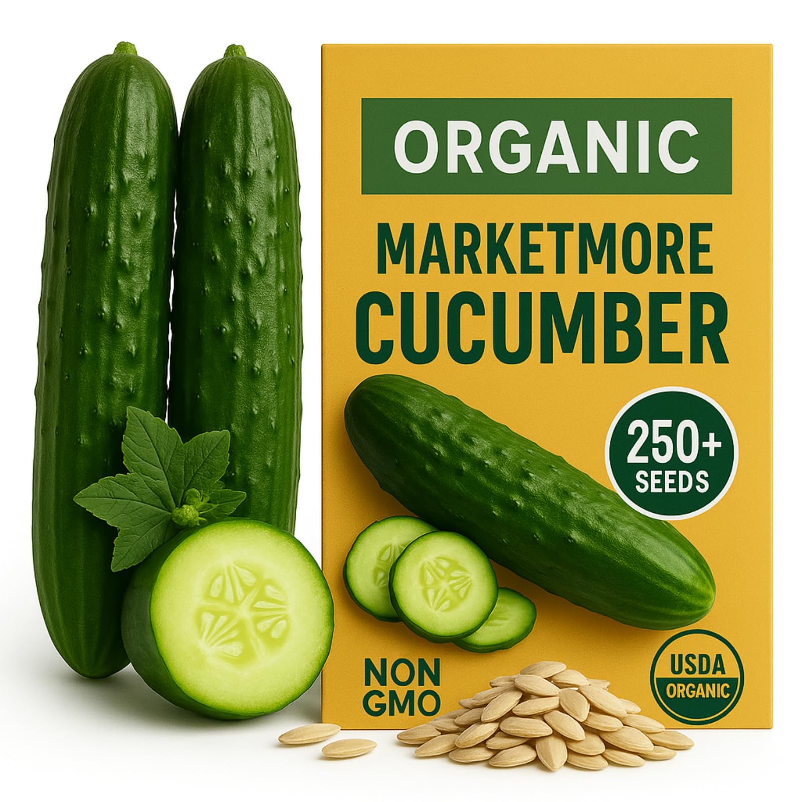 Chickco Marketmore container garden cucumber image for balcony usability.