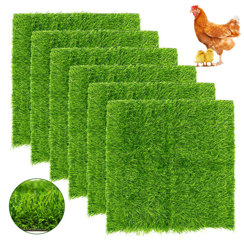 Chicken Nesting Pads 12x12 pack6 on a tidy coop surface, easy to wash.