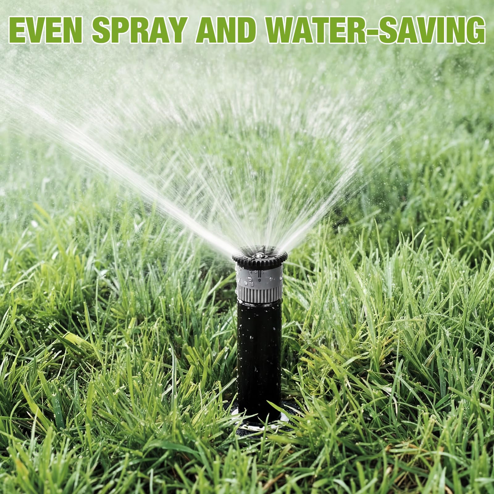 Chicmount ground-flush design enables safe lawn mowing over installed heads.