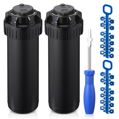 Chicmount sprinkler head assembly for in-ground irrigation efficiency